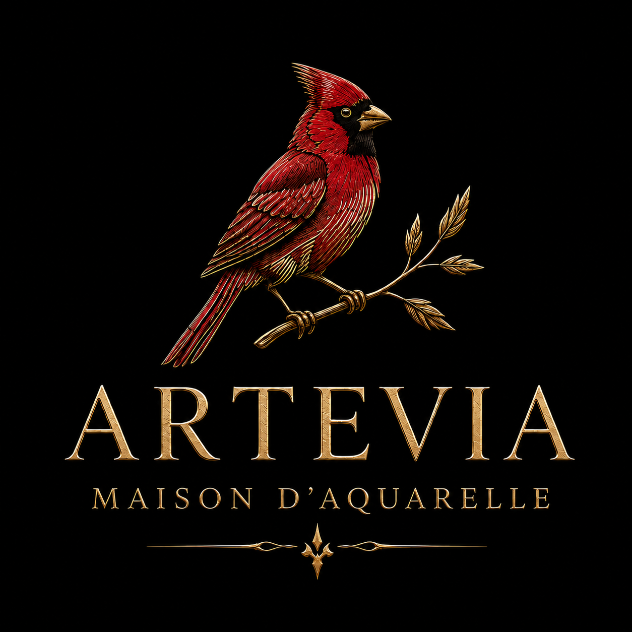 Maison d'aquarelle française